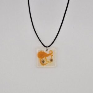 Handmade Dry Flowers Resin Necklace