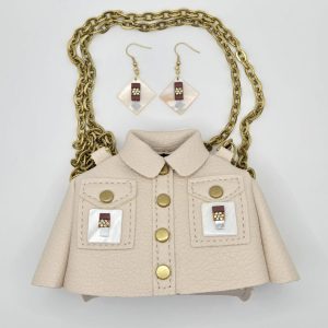 Handmade Jewellery set with matching bag