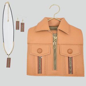 Handmade Jewellery set with matching bag