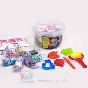 خمیر بازی 7 رنگ سطلی